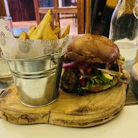 Chicken Teriyaki Burger  at Lounge del Brujo Vegan Kitchen & Bar Cayma in Arequipa