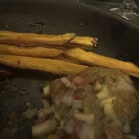 Remainder of Alitas Charapas (sorry, bad pic)  at Lounge del Brujo Vegan Kitchen & Bar Cayma in Arequipa