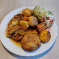 Mixed Vegan Buffet at Loving Hut - Na Porici in Prague