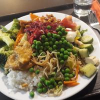 All that for 213 czk. at Loving Hut - Na Porici in Prague