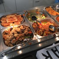 some dishes  at Loving Hut - Na Porici in Prague