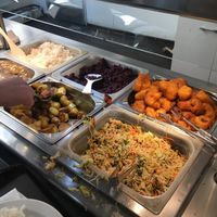 the dishes  at Loving Hut - Na Porici in Prague