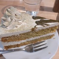 Citrone cake. at Loving Hut - Na Porici in Prague