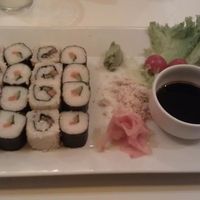 sushi at Loving Hut - Na Porici in Prague
