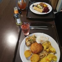 Buffet and fruit limo as well as ice coffee at Loving Hut - Na Porici in Prague