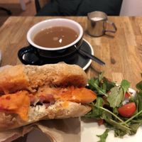 Sweet potato sandwich   at The Kitchen on Pelham Street in Nottingham