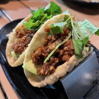 Vegan tacos  at JINYA Ramen Bar in San Jose