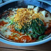 Spicy 🌶 creamy vegan ramen  at JINYA Ramen Bar in San Jose