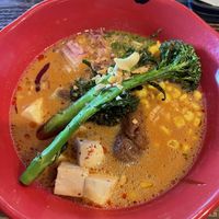 Flying vegan harvest ramen   at JINYA Ramen Bar in San Jose