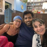 Cozy seating & atmosphere   at Coffee Ideas in Auroville