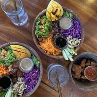 Bowl with Tofu (vegan)  at Moochie's Cafe in Weligama