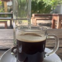 Espresso  at Moochie's Cafe in Weligama