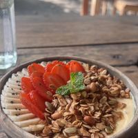 Tropical bowl  at Moochie's Cafe in Weligama