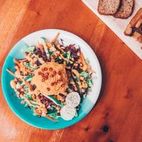 Corn fritters at Moochie's Cafe in Weligama