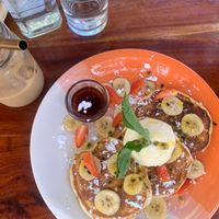 Pancakes  at Moochie's Cafe in Weligama