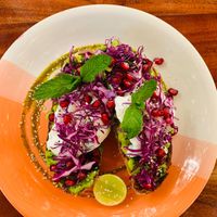 Best smashed avo ever! Can come without eggs!  at Moochie's Cafe in Weligama