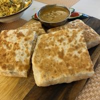 Chunky Chicken Murtabak  at Bazil Kitchen in Central Singapore