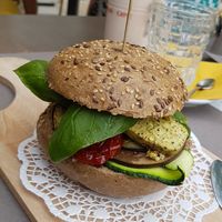 Grilled vegetables and basil tofu at Bagià in Alberobello