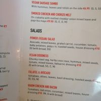 Salads at Mocha Beans in Ballina