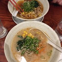 Soy ramen & Miso ramen  at Itadakizen in London