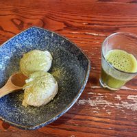 Matcha afogato  at Itadakizen in London