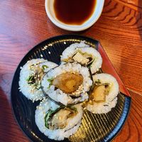 Tempura sushi   at Itadakizen in London