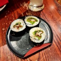 MAYO TEMPURA SUSHI ROLL at Itadakizen in London