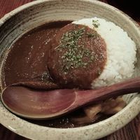 Japanese-style curry rice. at Itadakizen in London