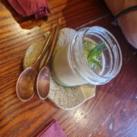 Matcha pudding. Pleasant and light but £8! at Itadakizen in London