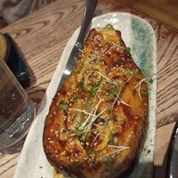 Aubergine with miso at Itadakizen in London