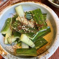 Sesame cucumberr  at Itadakizen in London