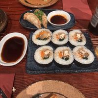 Sushi rolls  at Itadakizen in London