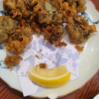Fried mushroom DELICIOUS at Itadakizen in London