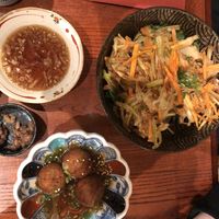 Tendon and Okara Balls at Itadakizen in London