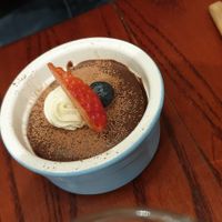 Chocolate custard at Itadakizen in London