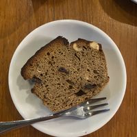 vegan banana bread  at Sip and Wonder in Alicante