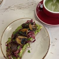 Mushroom avo toast  at Sip and Wonder in Alicante
