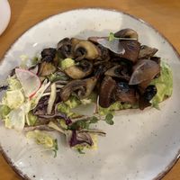 Avocado toast with mushrooms   at Sip and Wonder in Alicante