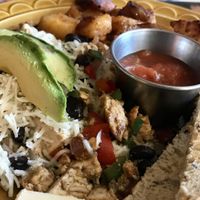 Southwest Tofu Scramble  at Liv & Charlie's in Lambertville