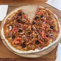 Jackfruit pizza  at Soul Food in Kandy