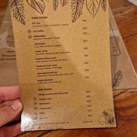 New price list at Soul Food in Kandy