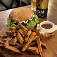 Jackfruit burger   at Soul Food in Kandy