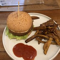 jackfruit burgerr  at Soul Food in Kandy