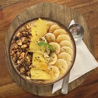 mango smoothie bowl (without beetroot)   at Soul Food in Kandy