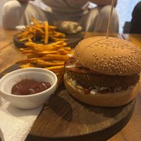 Jackfruit burger   at Soul Food in Kandy