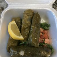 dolmades without tzatziki at Canal Bistro in Indianapolis