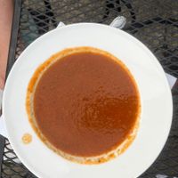 tomato soup  at Canal Bistro in Indianapolis