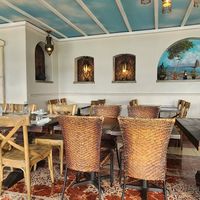 Nice interior at Canal Bistro in Indianapolis