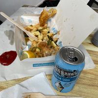 Some fish n chips  at Catch22 in Bristol