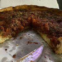 Small deep dish with vegan sausage   at My Pi in Chicago